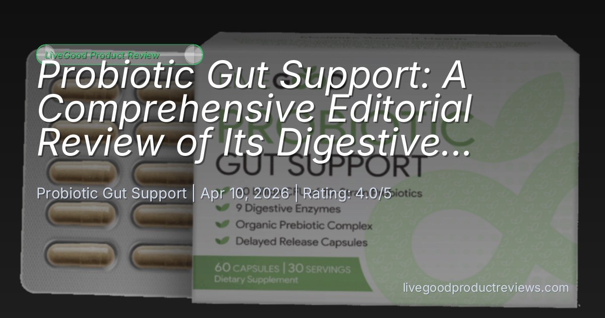 Mark Digesti Reno Probiotic Gut Support Review - Editorial Analysis of Digesti